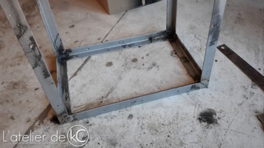 DIY wood rack welding1